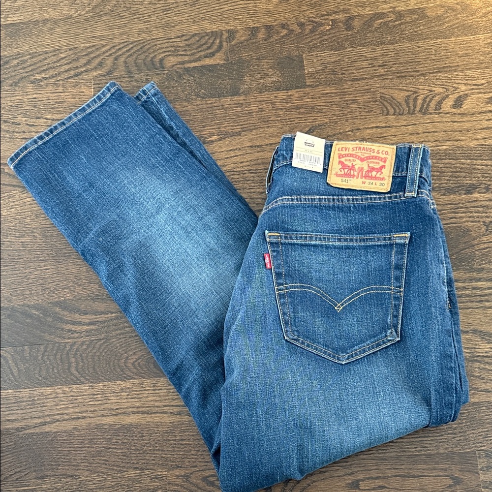 Levi's Men's Denim Straight Jeans 541 athletic taper jeans 34x30